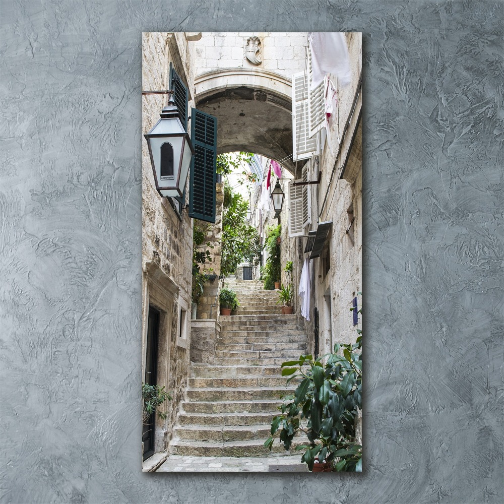 Print on acrylic Dubrovnik streets