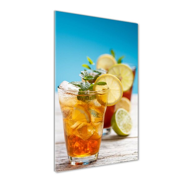 Acrylic print Ice tea