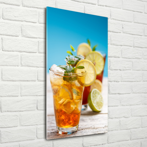 Acrylic print Ice tea