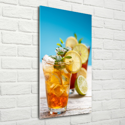 Acrylic print Ice tea