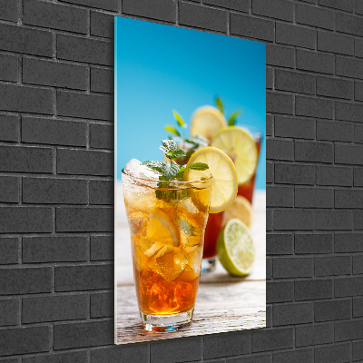 Acrylic print Ice tea