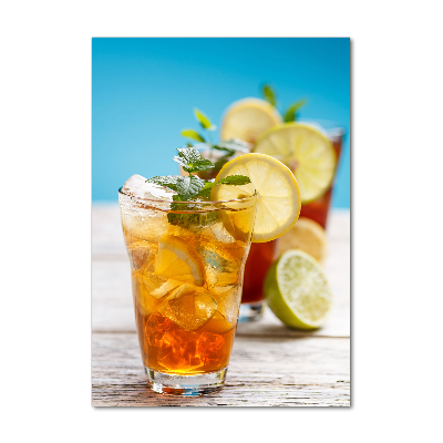 Acrylic print Ice tea