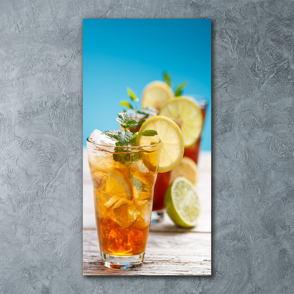 Acrylic print Ice tea