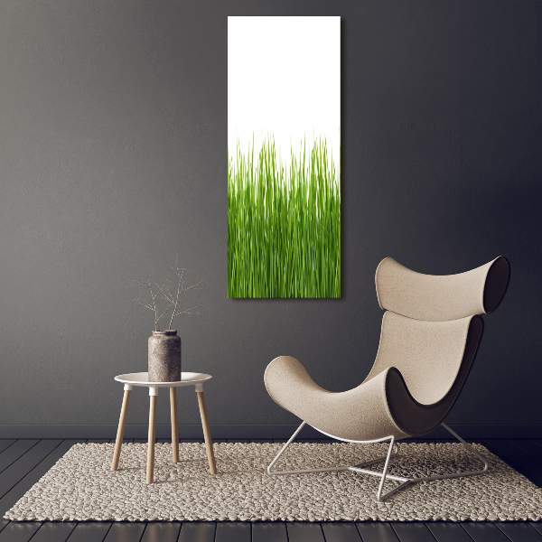 Print on acrylic green grass