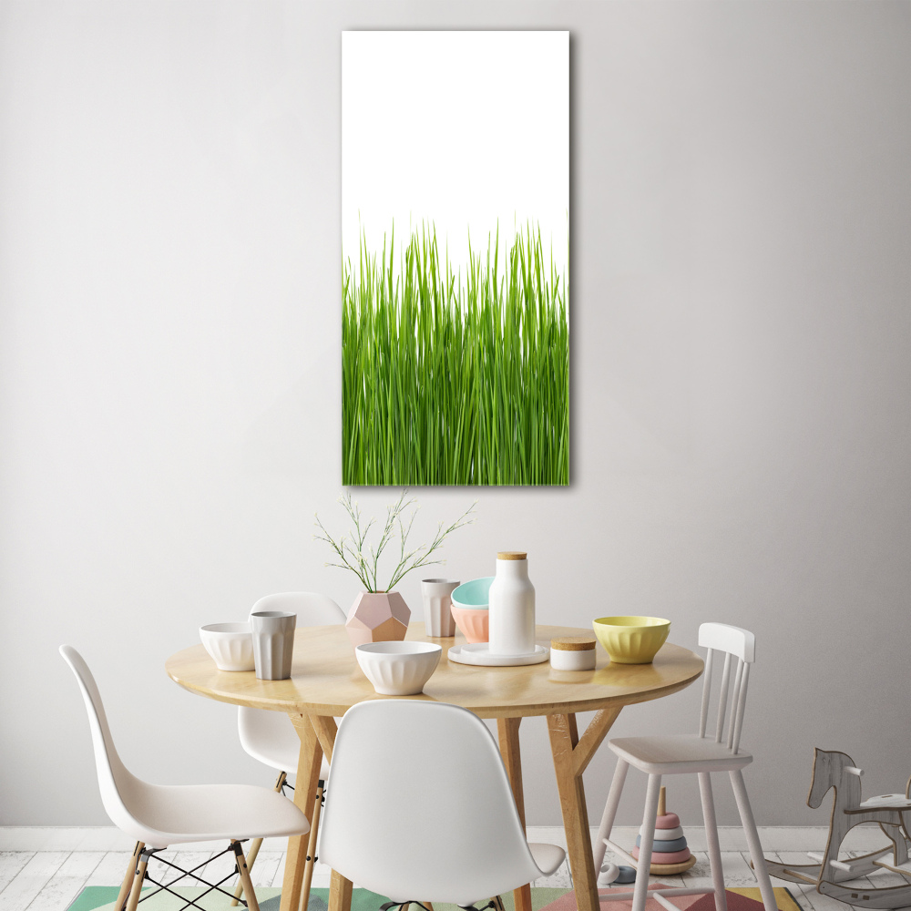 Print on acrylic green grass