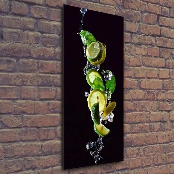 Print on acrylic glass Lime and lemon