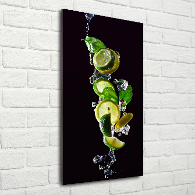 Print on acrylic glass Lime and lemon