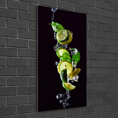 Print on acrylic glass Lime and lemon