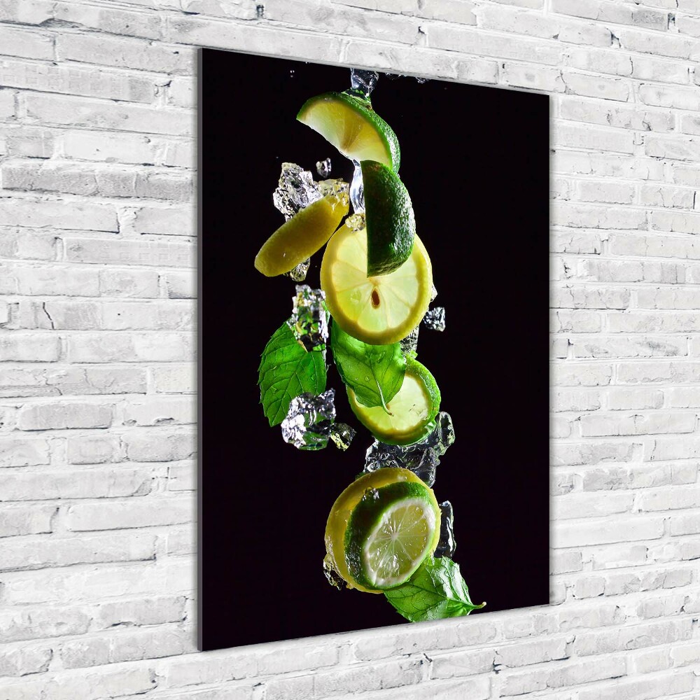 Print on acrylic glass Lime and lemon