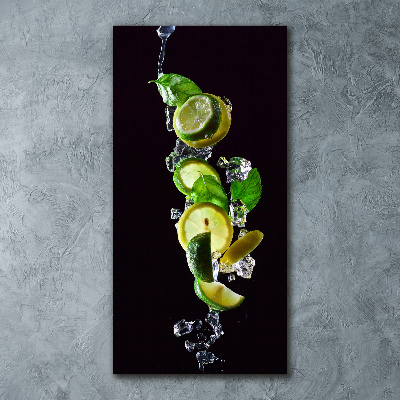 Print on acrylic glass Lime and lemon