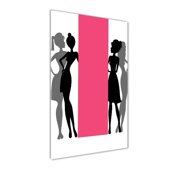 Print on acrylic Women's silhouettes