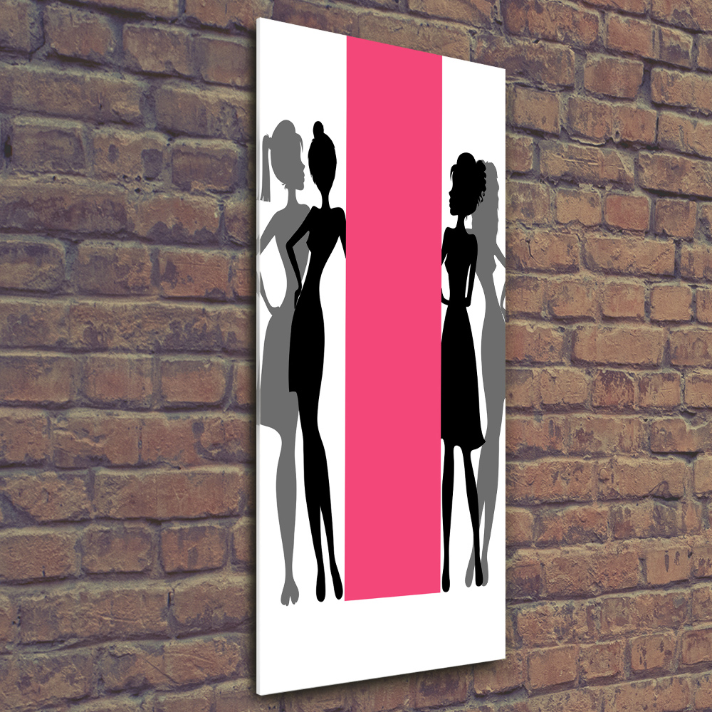 Print on acrylic Women's silhouettes