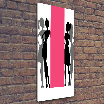 Print on acrylic Women's silhouettes