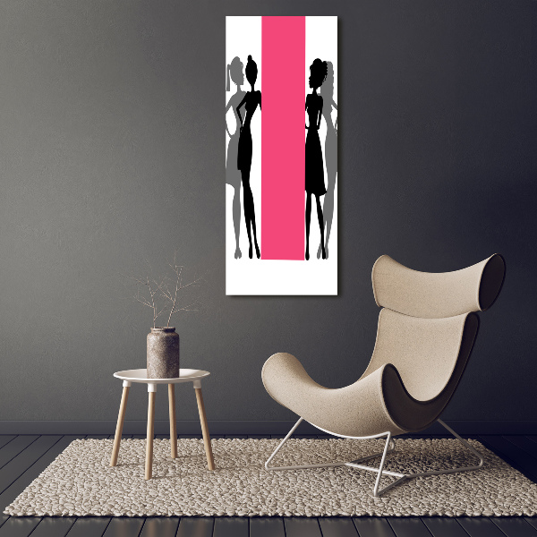 Print on acrylic Women's silhouettes