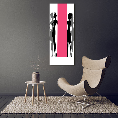 Print on acrylic Women's silhouettes