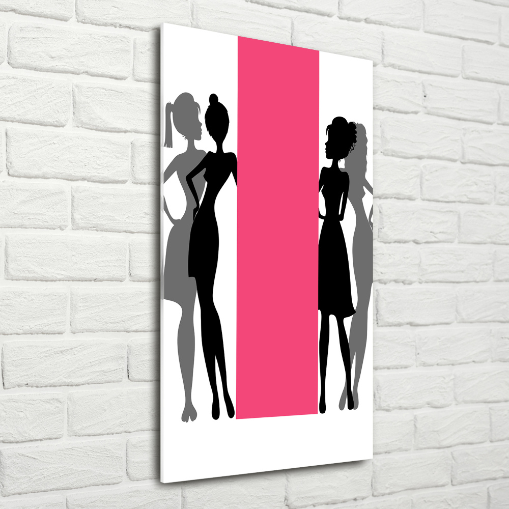 Print on acrylic Women's silhouettes