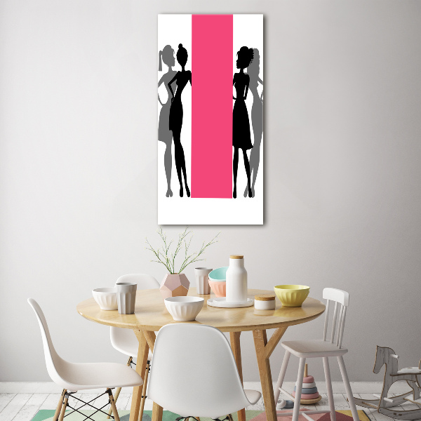 Print on acrylic Women's silhouettes