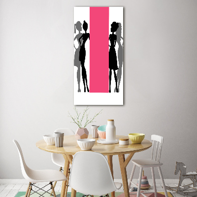 Print on acrylic Women's silhouettes