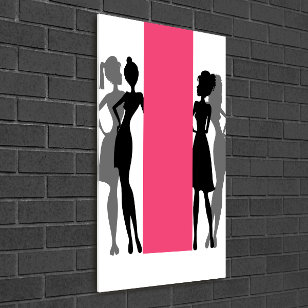 Print on acrylic Women's silhouettes