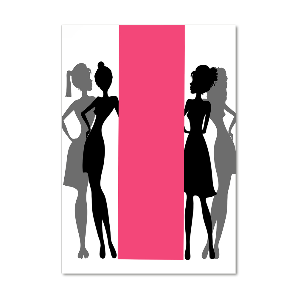 Print on acrylic Women's silhouettes