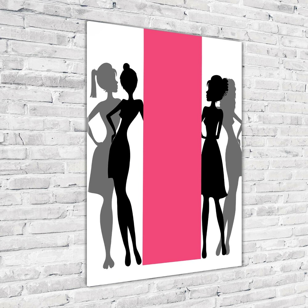 Print on acrylic Women's silhouettes