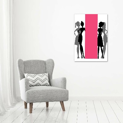 Print on acrylic Women's silhouettes