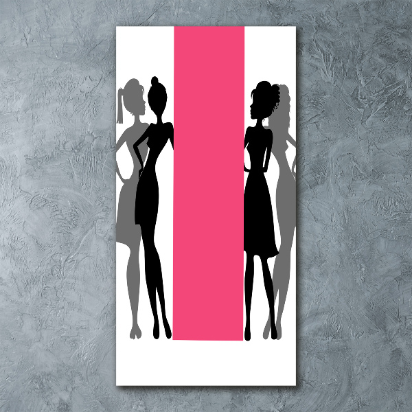 Print on acrylic Women's silhouettes