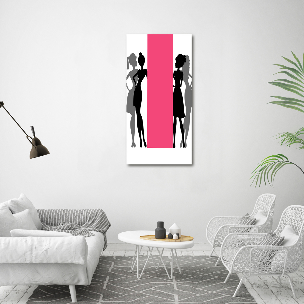 Print on acrylic Women's silhouettes