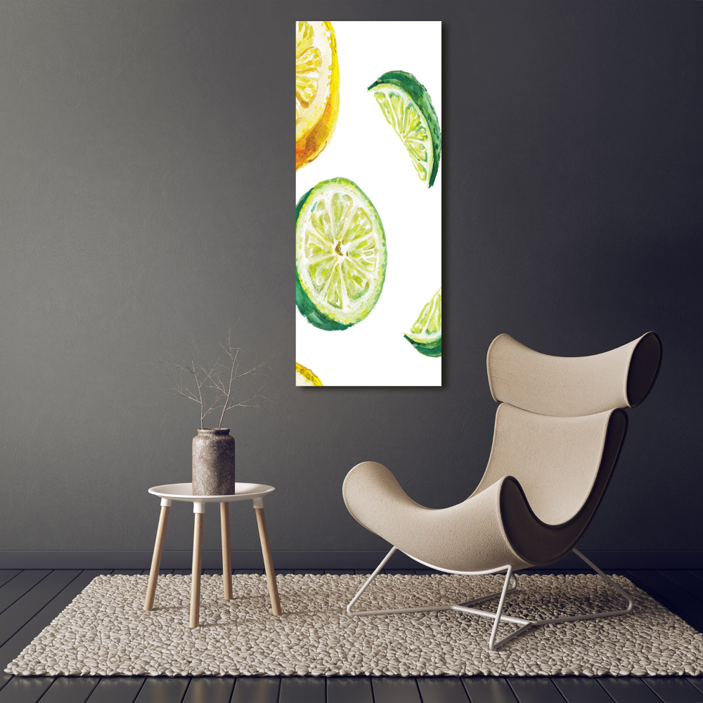 Acrylic wall art Lime and lemons