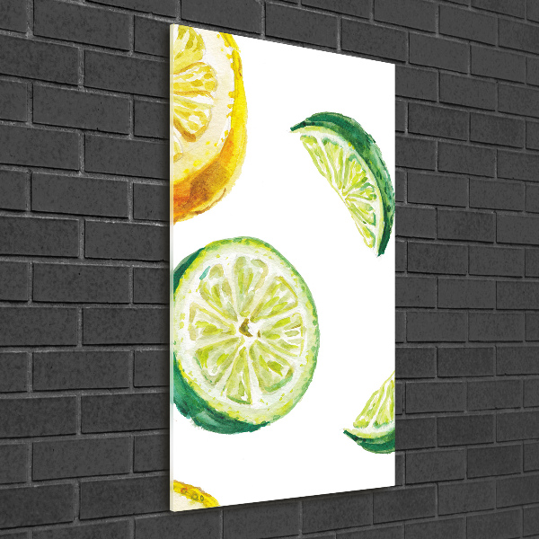 Acrylic wall art Lime and lemons