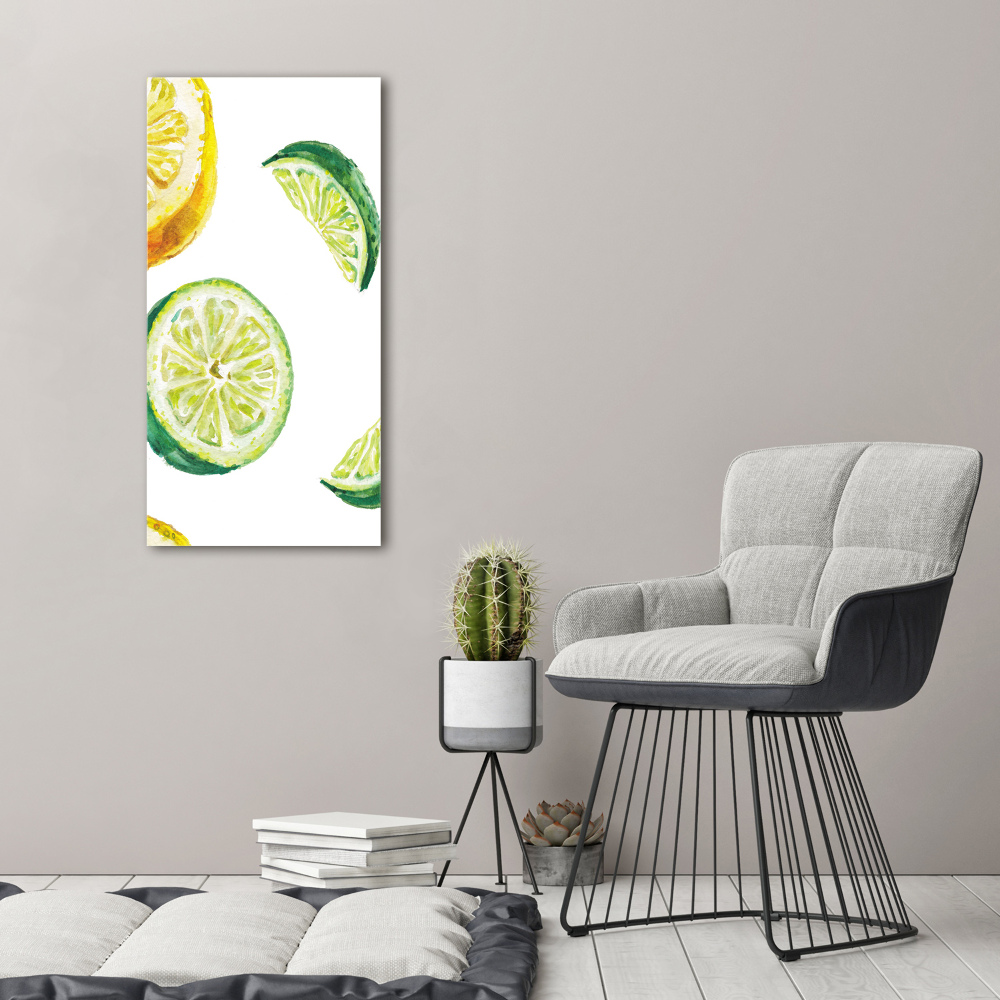 Acrylic wall art Lime and lemons