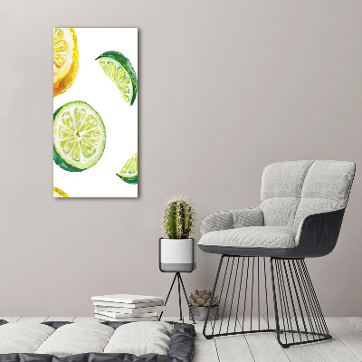 Acrylic wall art Lime and lemons