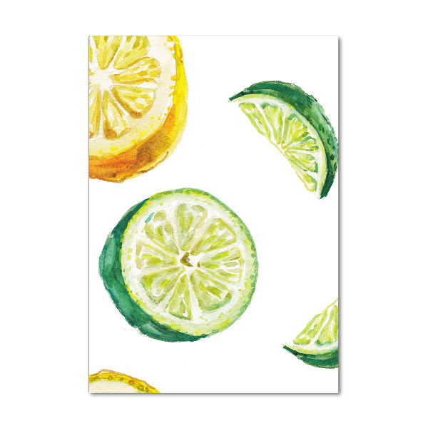 Acrylic wall art Lime and lemons