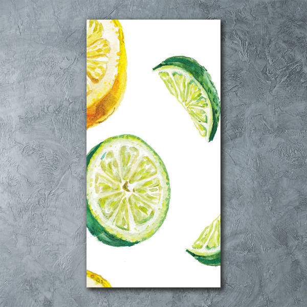 Acrylic wall art Lime and lemons