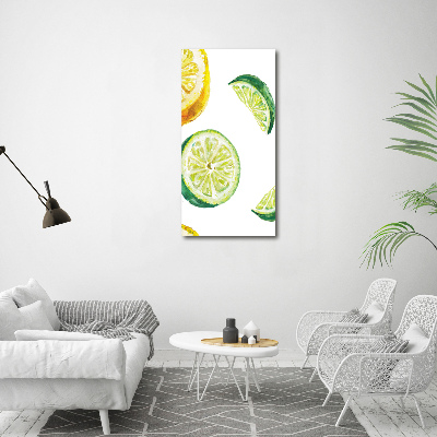 Acrylic wall art Lime and lemons