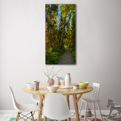 Print on acrylic Path in the forest