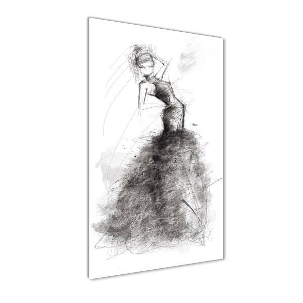 Print on acrylic glass Fashion illustration