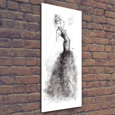 Print on acrylic glass Fashion illustration