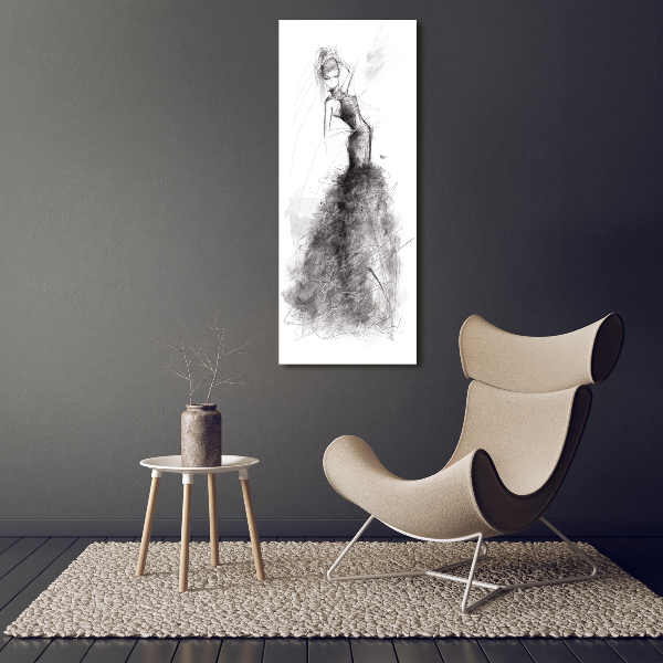 Print on acrylic glass Fashion illustration