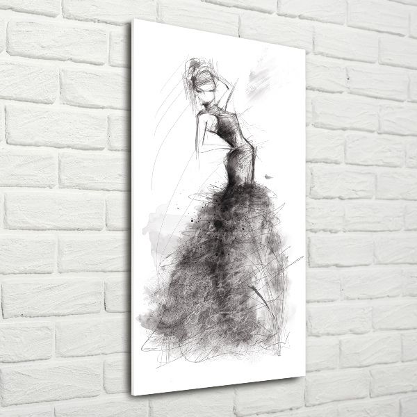 Print on acrylic glass Fashion illustration