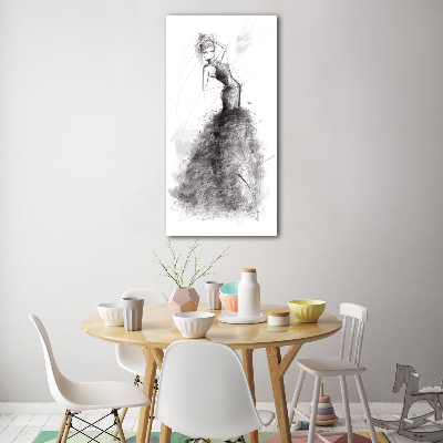 Print on acrylic glass Fashion illustration