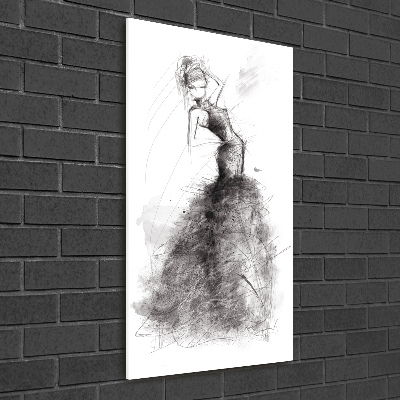 Print on acrylic glass Fashion illustration