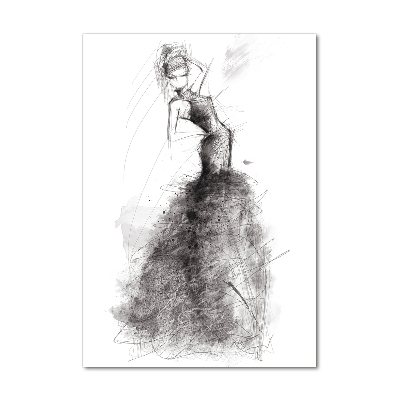 Print on acrylic glass Fashion illustration