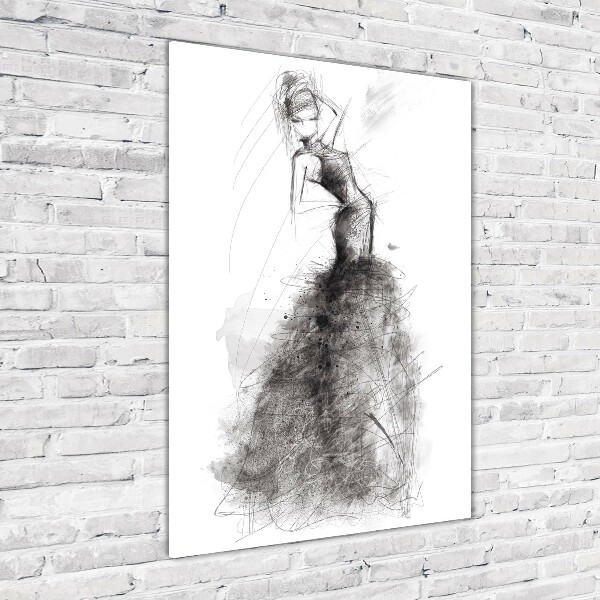 Print on acrylic glass Fashion illustration