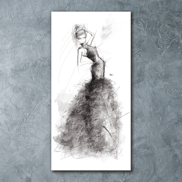 Print on acrylic glass Fashion illustration