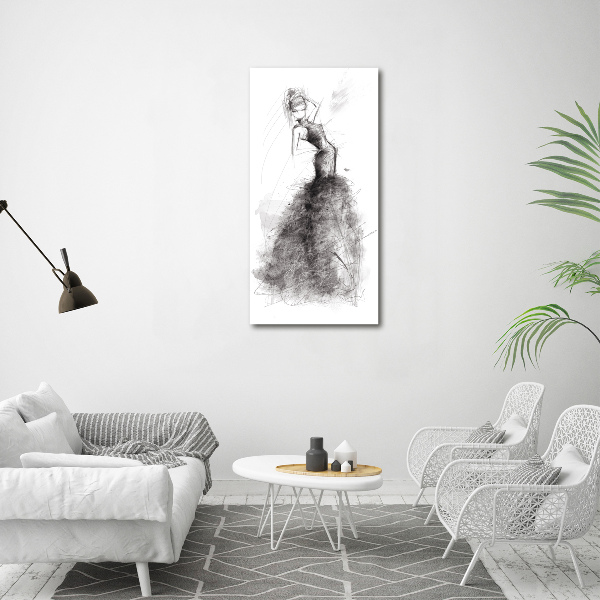 Print on acrylic glass Fashion illustration