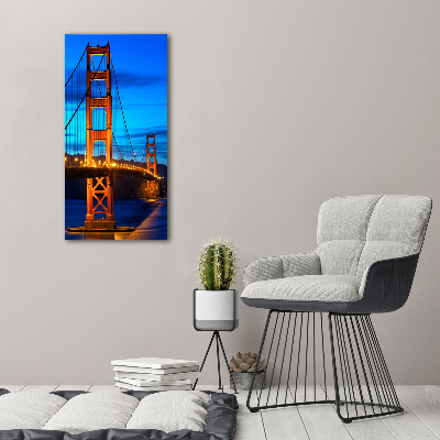 Wall art acrylic San Francisco bridge