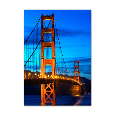 Wall art acrylic San Francisco bridge