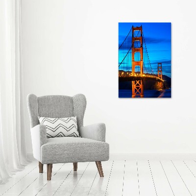 Wall art acrylic San Francisco bridge