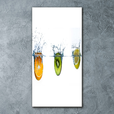 Acrylic print Fruit underwater